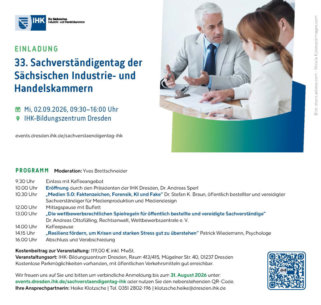 Sächsischer Sachverständigentag 2026